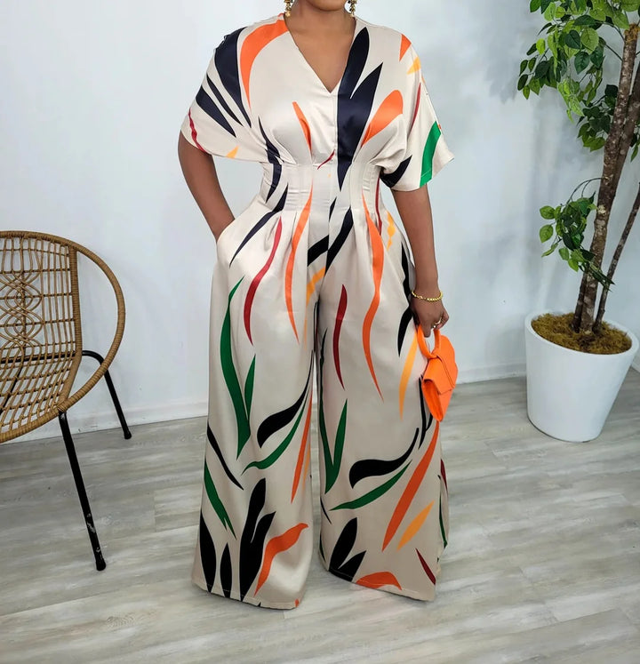 Herbst Print Jumpsuit