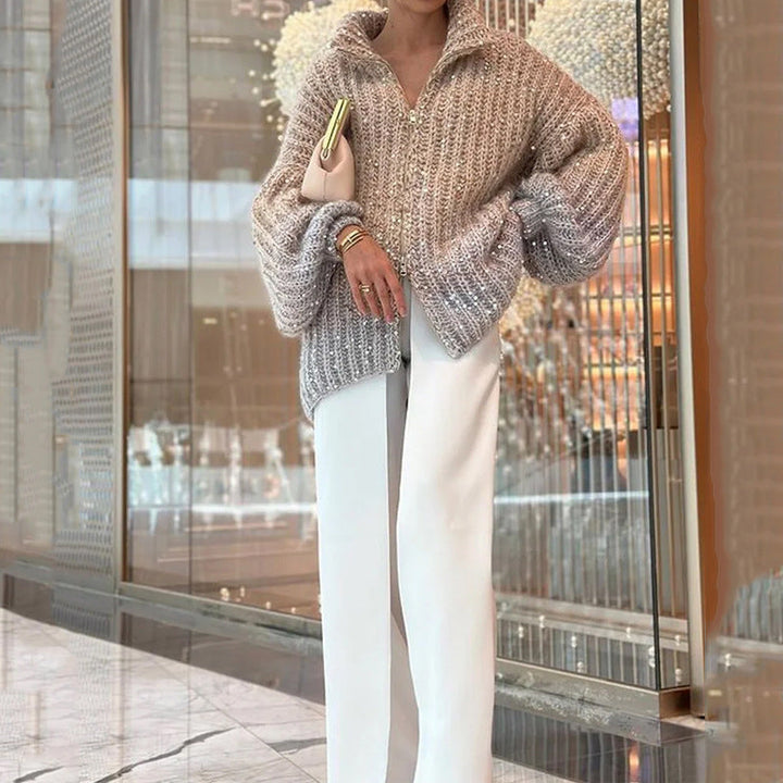 Elegant Funkelnder Pullover