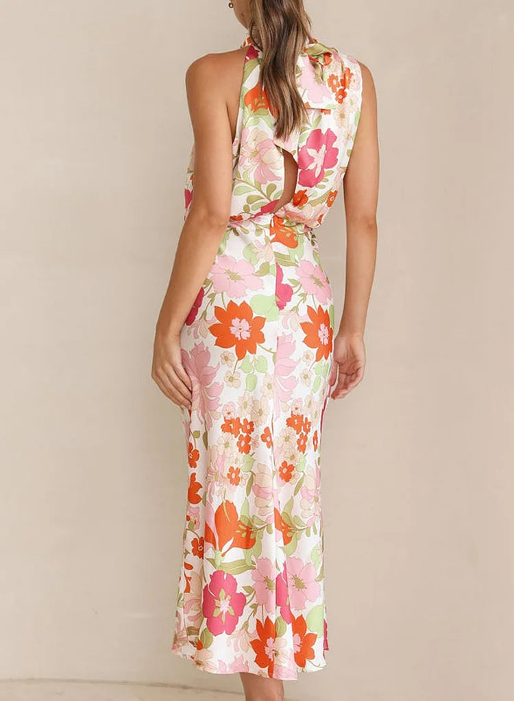 Florales MIDI-Kleid