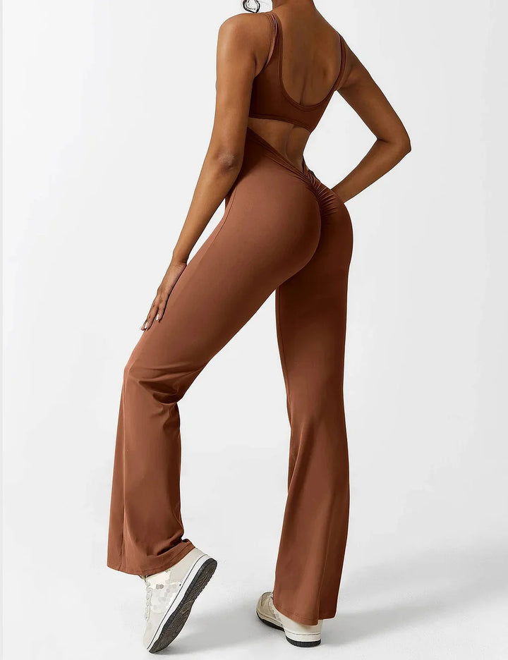 V-Rücken Shaping Jumpsuit