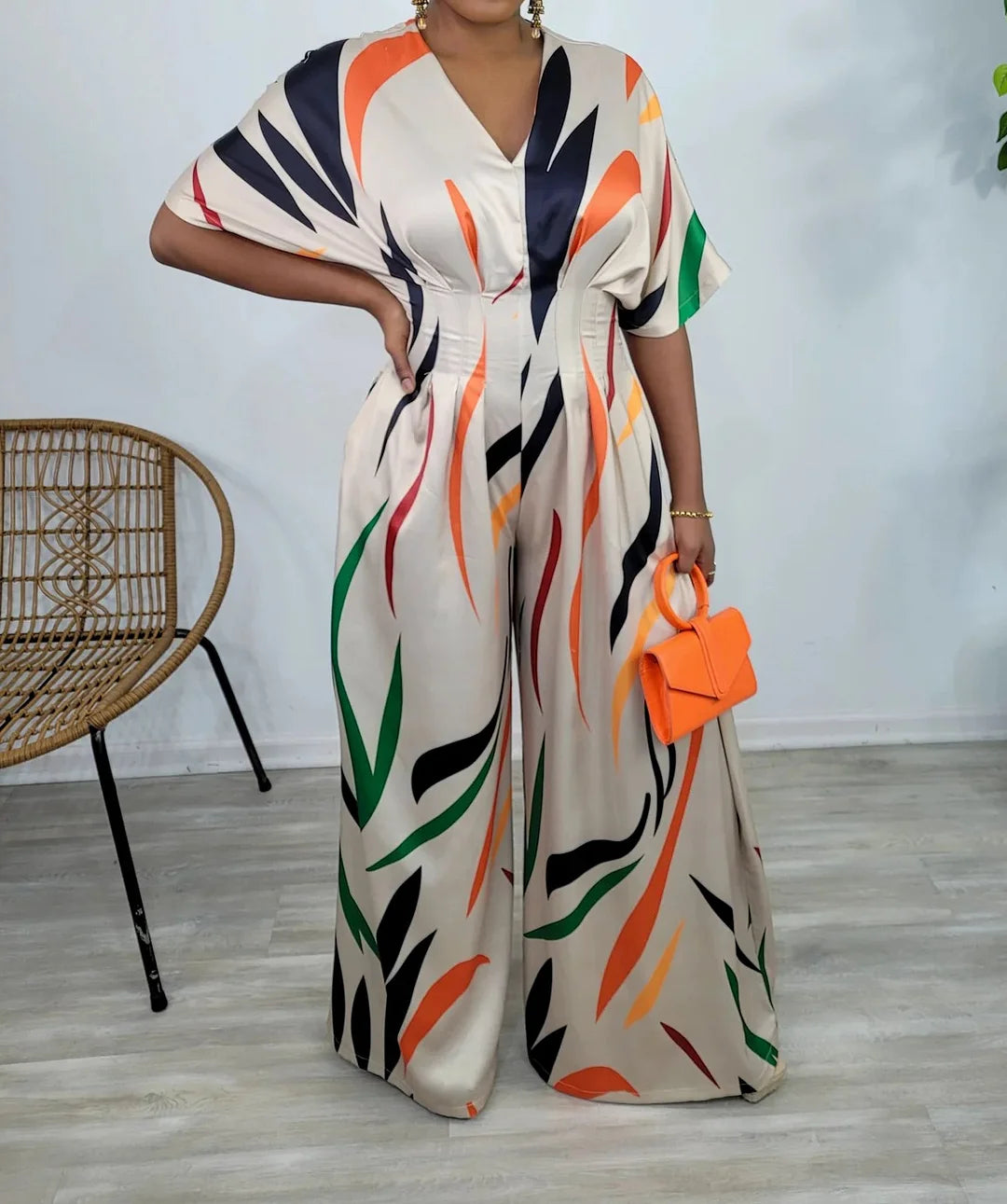 Herbst Print Jumpsuit