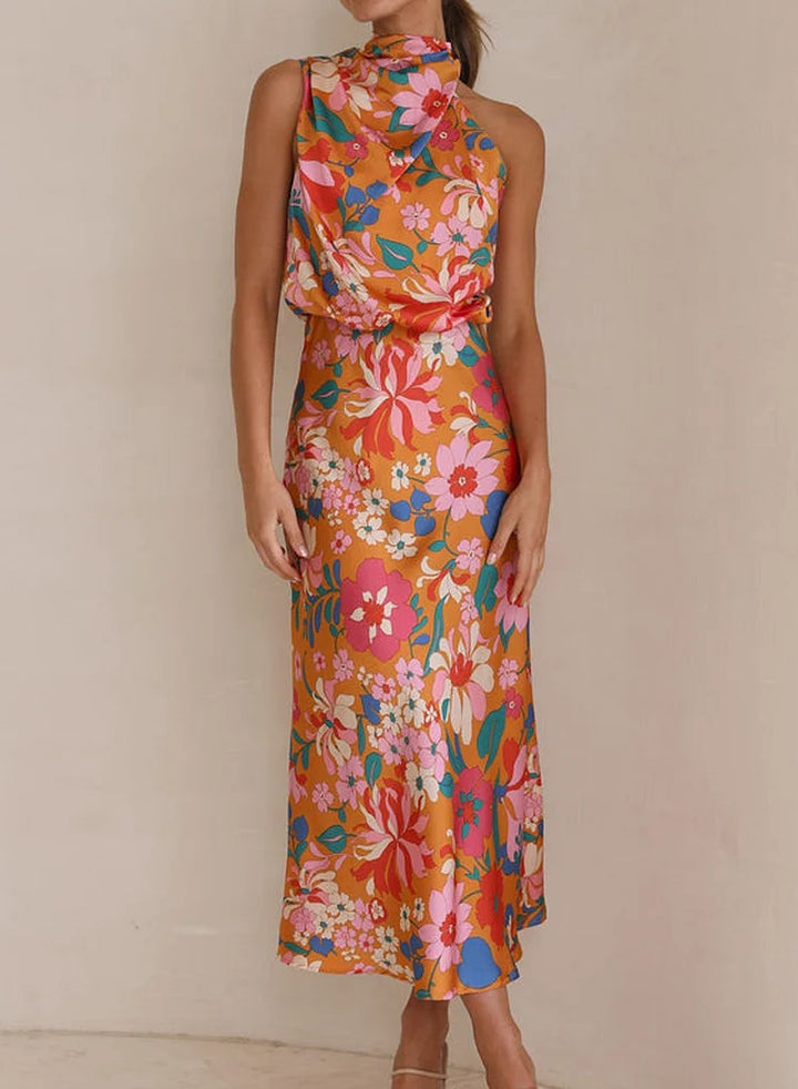 Florales MIDI-Kleid