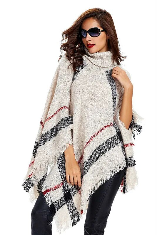 Strickjacke Poncho