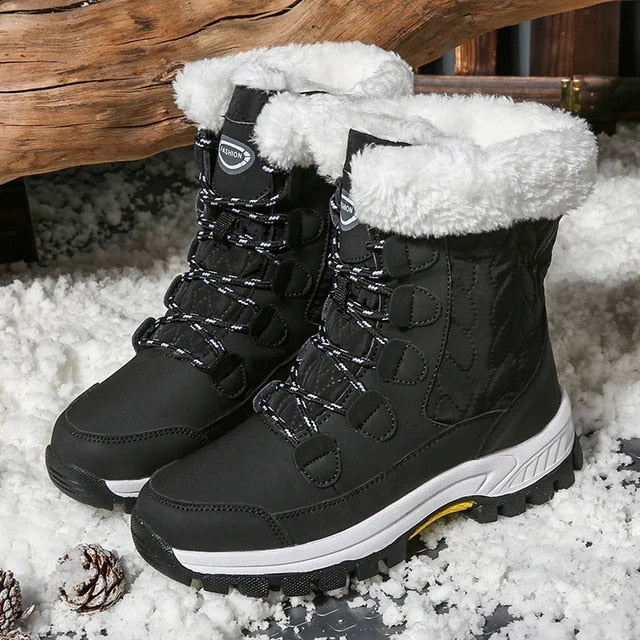 Modische Winterstiefel