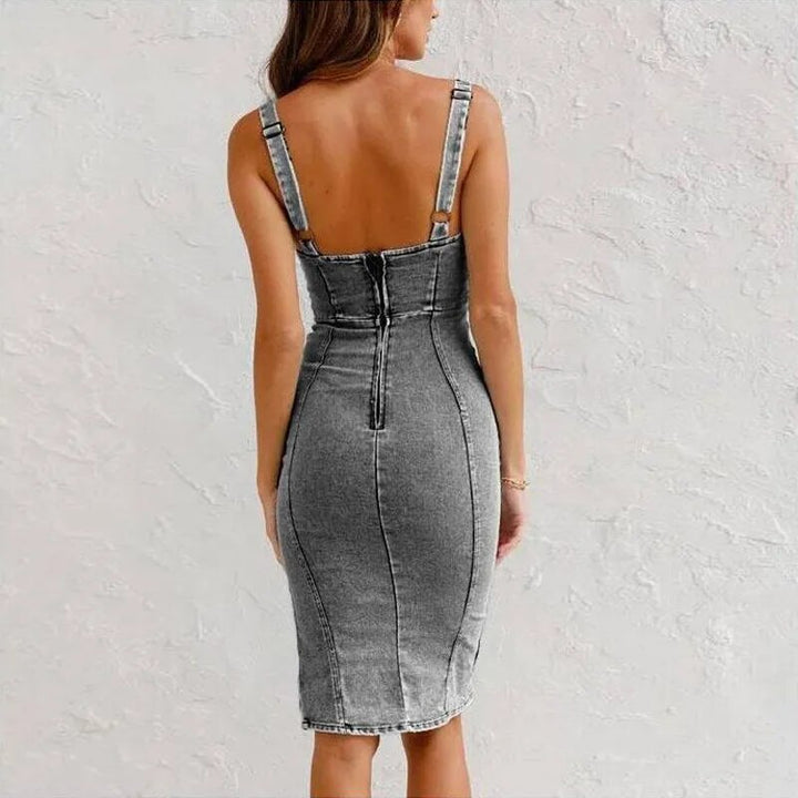 Bodycon Denim Kleid