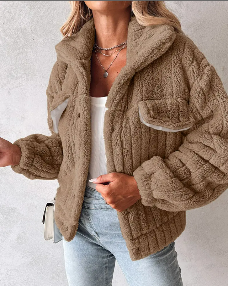 Dicke Teddy-Jacke