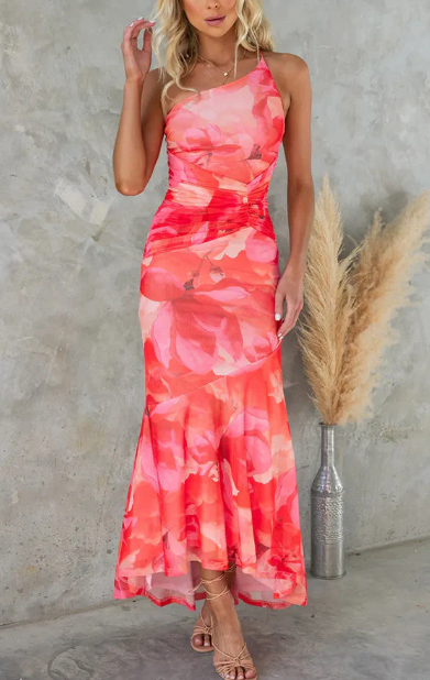 Debbi Blumen Maxi Kleid