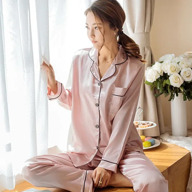 Xyrisa Satin Pajamas