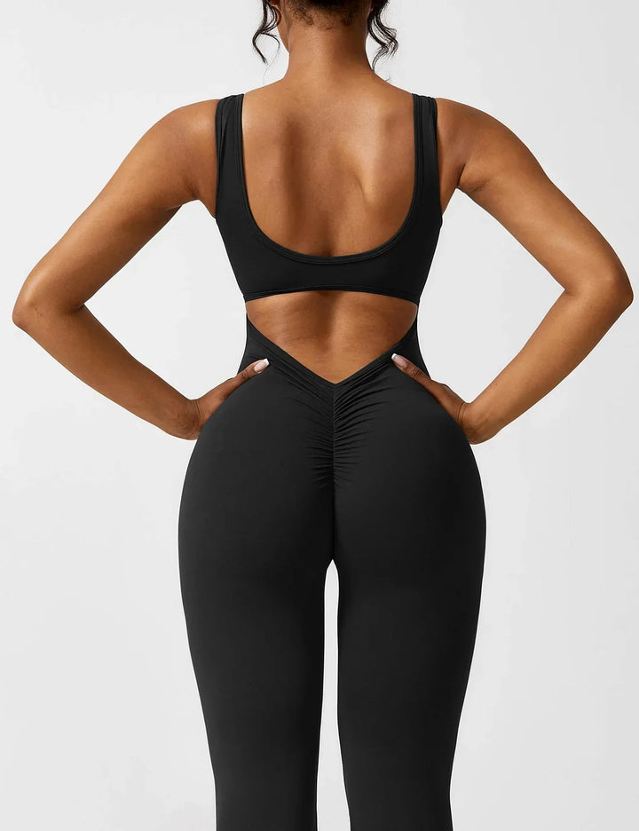 V-Rücken Shaping Jumpsuit