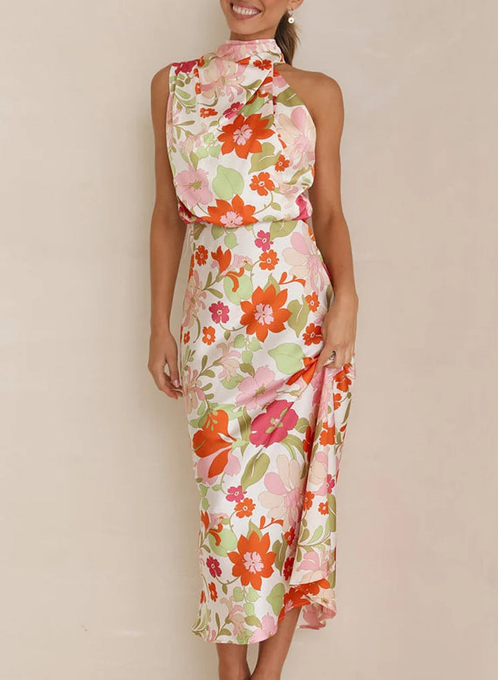 Florales MIDI-Kleid