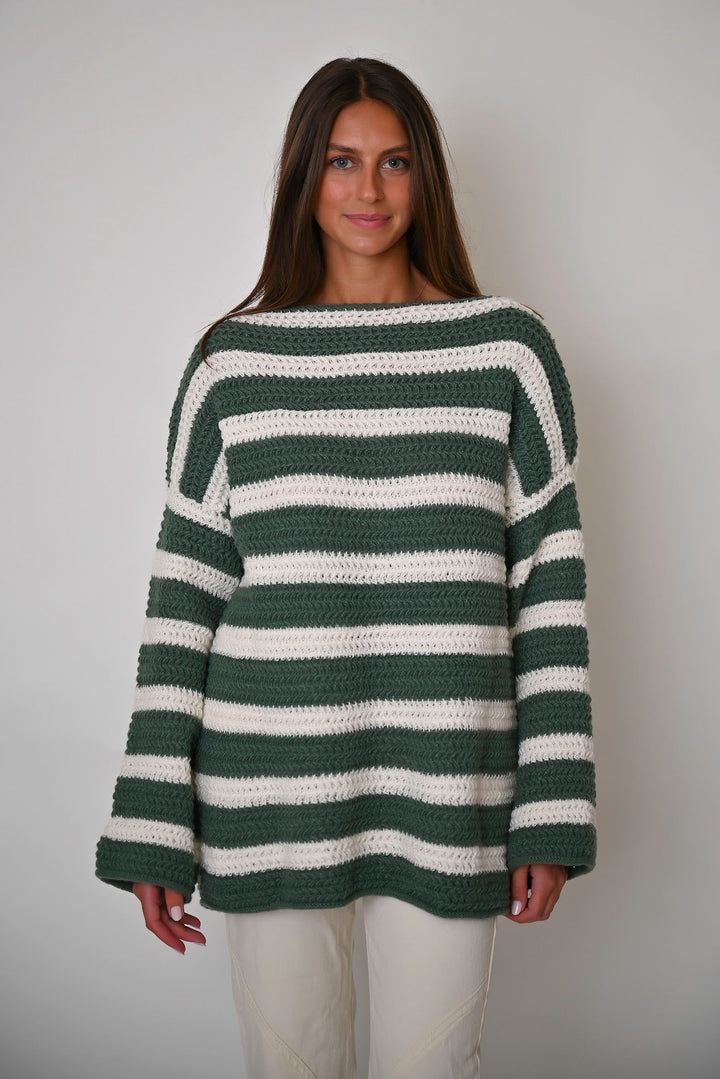 Gestreifter Sommerpullover