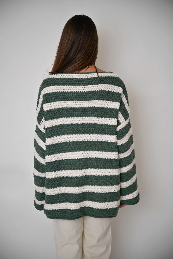 Gestreifter Sommerpullover