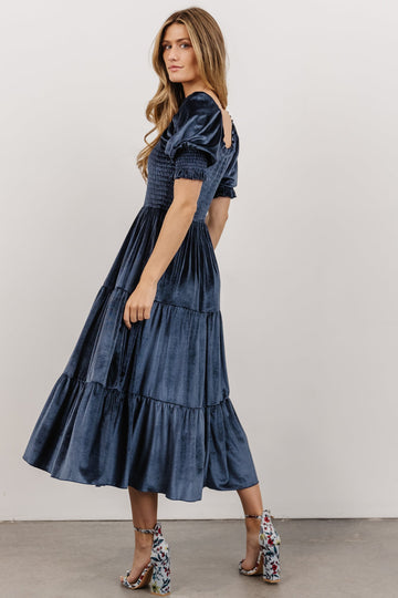 Victoria MIDI-Kleid aus Samt